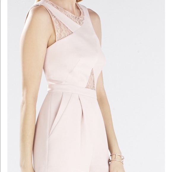BCBG Dusty Pink Romper - Picture 7 of 8